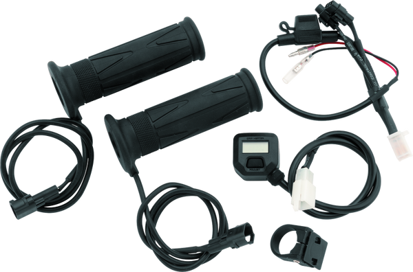 BikeMaster 7/8" Heated Motorcycle Grips with LCD Temperature Switch
