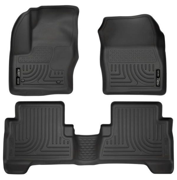 Husky Liners WeatherBeater Floor Liners for 2013 Ford Escape - Black