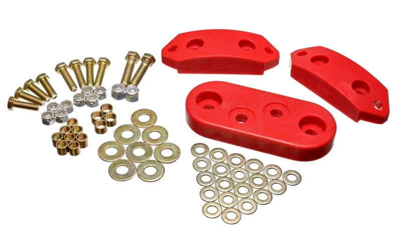 Energy Suspension 61-73 VW Beetle/70-73 Super Beetle Red Motor and Trans Mount Bushings (Inc H/W)