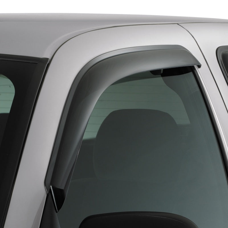 AVS 05-18 Nissan Frontier King Cab Ventvisor Outside Mount Window Deflectors 2pc - Smoke