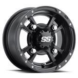 ITP SS 112 9x8 / 4x110 BP / 3+5 Offset Black Wheel