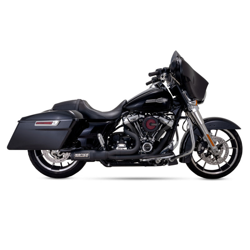 Vance & Hines HD HD Touring 17-22 HO 2-1 Black Full System Exhaust