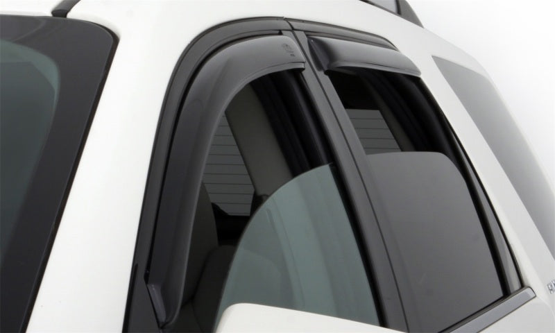 AVS 06-10 Jeep Commander Ventvisor In-Channel Front & Rear Window Deflectors 4pc - Smoke