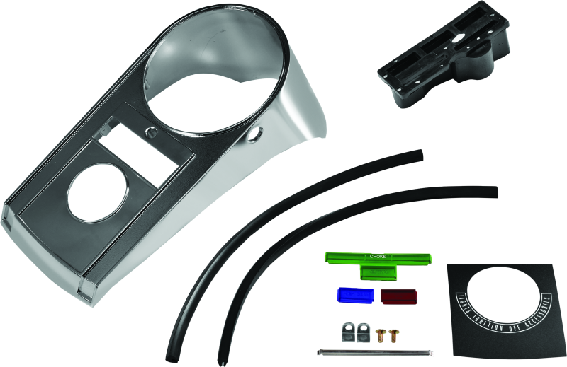 Bikers Choice 68-84FL 71-72 FX 80-86 FXWG 84-95 Softail Chrome Cast Dash Replaces H-D 71241-77T 91