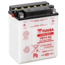 Load image into Gallery viewer, Yuasa YB14L-A2 Yumicron CX 12-Volt Battery