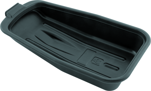 BikeMaster 2L Low-Profile Fluid Drain Pan with Pour Spout