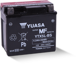 Yuasa YTX5L-BS Maintenance Free AGM 12-Volt Battery w/Bottle