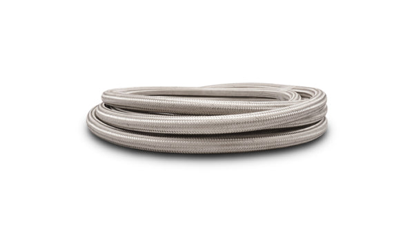 Vibrant SS Braided Flex Hose with PTFE Liner -12 AN (10 foot roll)