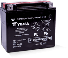 Load image into Gallery viewer, Yuasa YTX20L-BS Maintenance Free AGM 12-Volt Battery w/Bottle