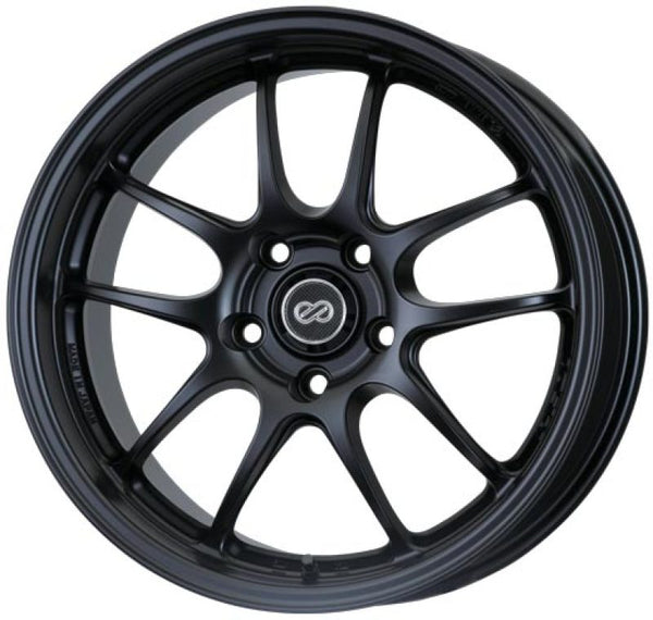 Enkei PF01SS 17" Matte Black Wheel - 5x114.3, 60mm Offset, 75mm Bore