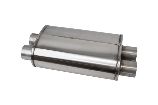 Corsa PRO-Series Tuned 304SS Muffler 3.0in Dual Inlet/Outlet - 22.25in OAL
