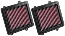 Load image into Gallery viewer, K&amp;N 16-17 Honda CRF1000L Africa Twin 998 Replacement Drop In Air Filter (2 Per Box)