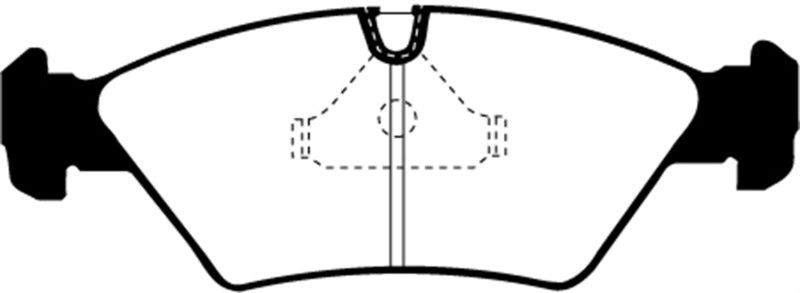 EBC 87-91 BMW M3 2.3 (E30) Redstuff Front Brake Pads