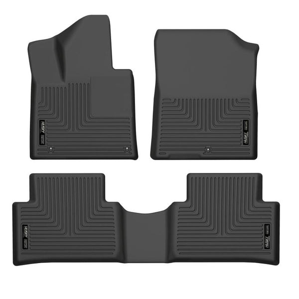 Husky Liners WeatherBeater Floor Liners for 2021-2022 Kia Sorento - Front & 2nd Seat - Black
