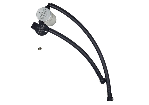 J&L Oil Separator for 2014-2019 Chevrolet Corvette LT1 6.2L - Clear Anodized