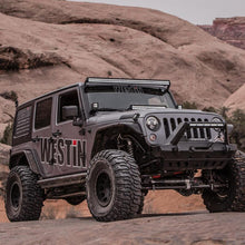 Load image into Gallery viewer, Westin/Snyper 07-17 Jeep Wrangler Unlimited Triple Tube Rock Rail Steps - Textured Black