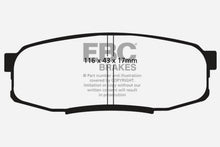 Load image into Gallery viewer, EBC 08+ Lexus LX570 5.7 Extra Duty Rear Brake Pads