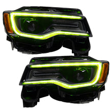 Load image into Gallery viewer, Oracle 1421 Jeep Grand Cherokee Dynamic Headlight DRL Upgrade Kit  ColorSHIFT Dynamic SEE WARRANTY