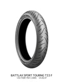 Bridgestone  Battlax Sport Touring T33F Tire - 120/70R19 M/C 60V TL