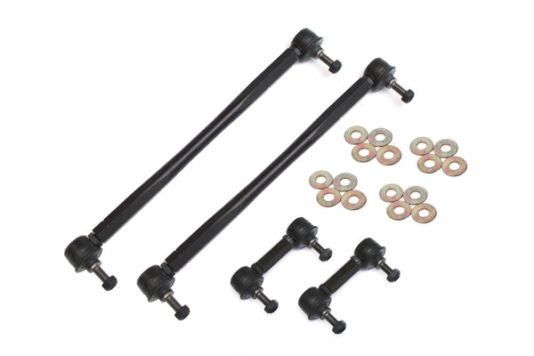 BMR 5th Gen Camaro Front & Rear Sway Bar End Link Kit (2010-2011) - Black