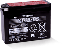 Load image into Gallery viewer, Yuasa YT4B-BSMaintenance Free AGM 12-Volt Battery w/Bottle