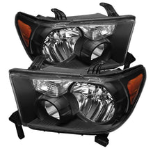 Load image into Gallery viewer, Xtune Toyota Tundra 07-13 / Toyota Sequoia 08-13 OEM Style Headlights Black HD-JH-TTU07-AM-BK