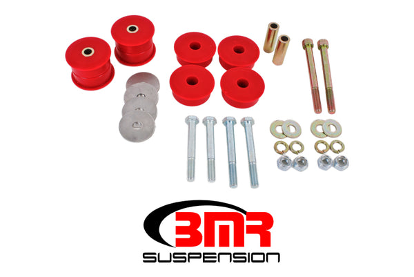 BMR Polyurethane Differential Bushing Kit for 2015-2017 S550 Mustang - Red