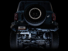 Load image into Gallery viewer, AWE Tuning 2021+ Ford Bronco 0FG Single Rear Exit Exhaust w/Diamond Black Tip &amp; Bash Guard