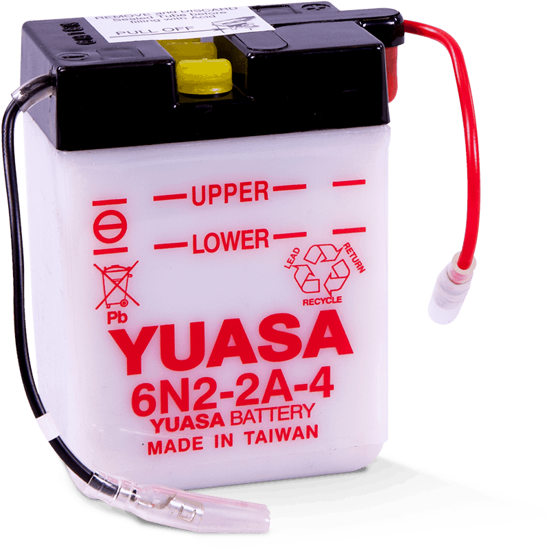 Yuasa 6N2-2A-4 Conventional 6-Volt Battery