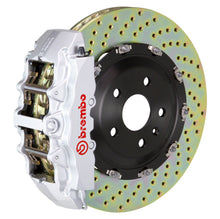 Load image into Gallery viewer, Brembo 00-06 X5 (E53) Front GT BBK 8 Piston Cast 380x34 2pc Rotor Drilled-Silver