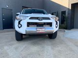 Cali Raised 14-24 Toyota 4Runner 32In Hidden Grille LED Light Bar Brackets - One Spot Beam/LED Bar