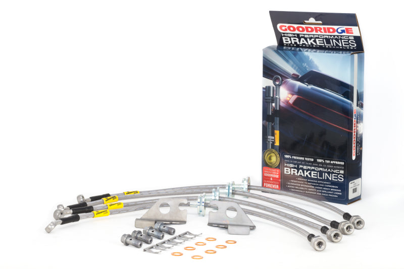 Goodridge 12-17 Chevrolet Caprice Police Package Only SS Brake Line Kit