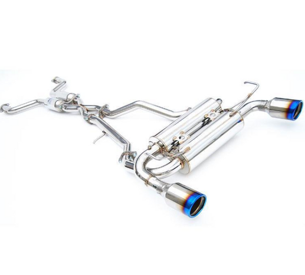 Invidia Infiniti Q60 3.0 TT Cat-back Exhaust with Titanium Tips (2017+)