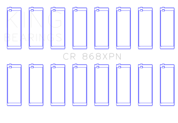 King Engine Bearings Ford Prod V8 4.6L/5.4L Performance Rod Bearing Set - Size STDX