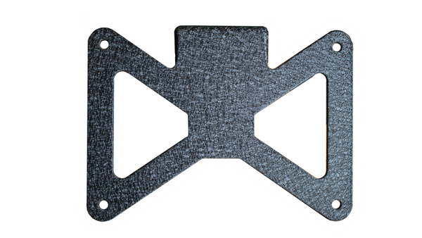 Fishbone Offroad Black Aluminum Hawse Fairlead License Plate Mount for 2018+ Jeep Wrangler JL