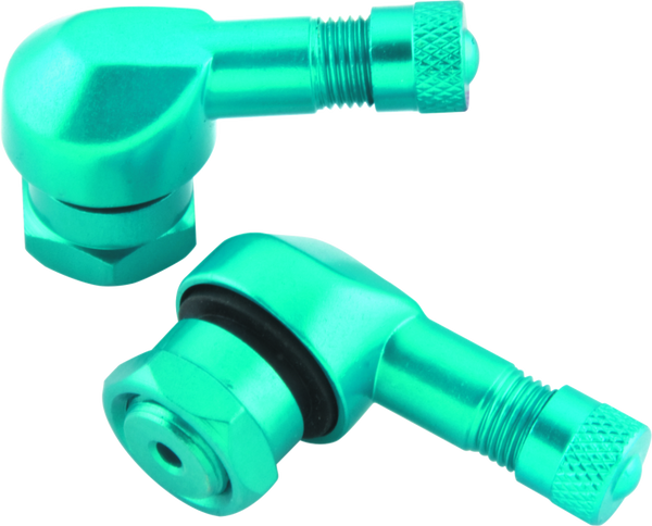 BikeMaster Blue Anodized Aluminum Valve Stems (2-Pack)