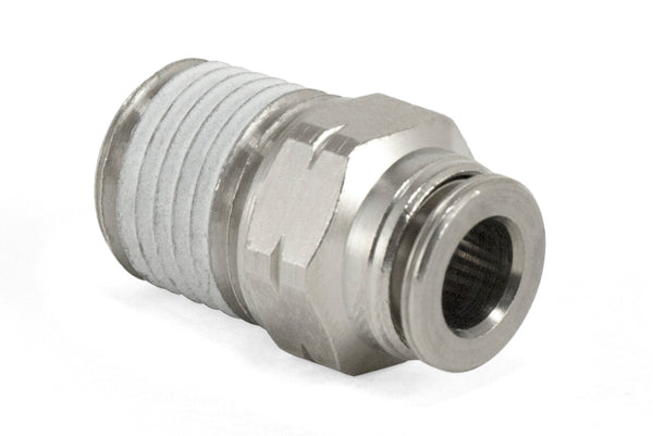 Air Lift Straight Male Fitting  1/4in NPT x 1/4in Tube