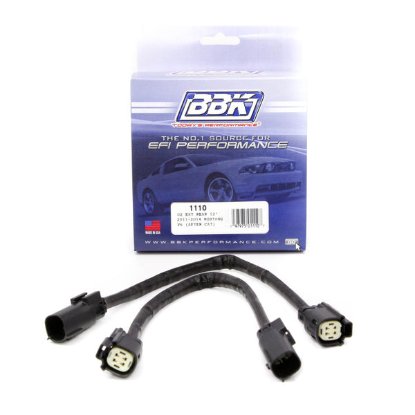 BBK O2 Sensor Wire Harness Extension Pair for 20112014 Ford Mustang V6/GT
