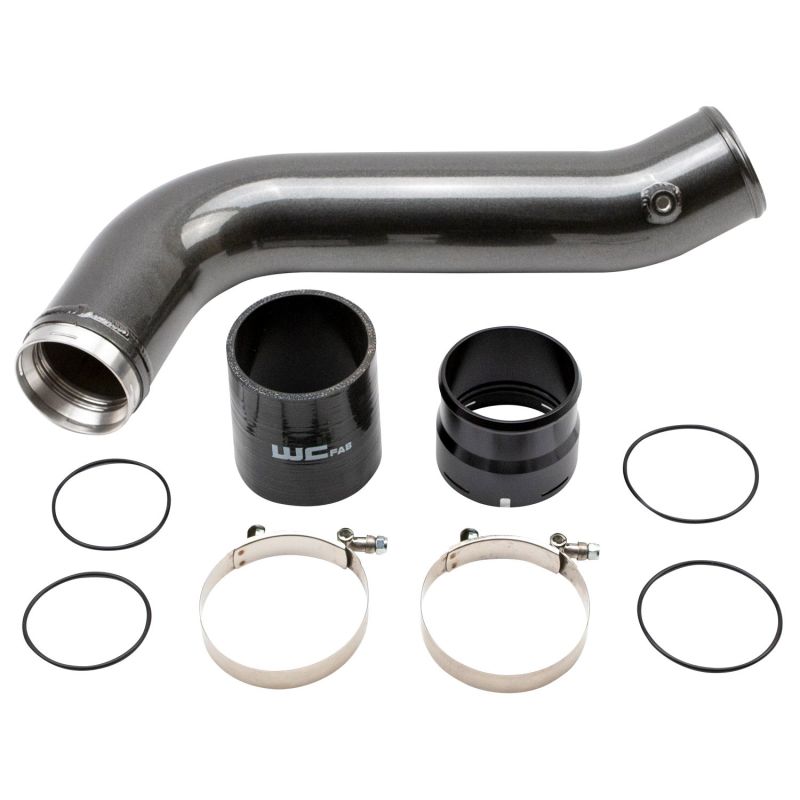 Wehrli 20-24 Chevrolet 6.6L L5P Duramax Passenger Side 3.5in Intercooler Pipe - Gloss Black