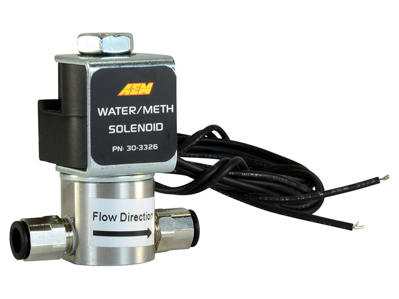 AEM Water Methanol Injection System - High-Flow Low-Current WMI Solenoid 200PSI 1/8in-27NPT