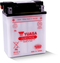 Load image into Gallery viewer, Yuasa YB12C-A Yumicron 12-Volt Battery