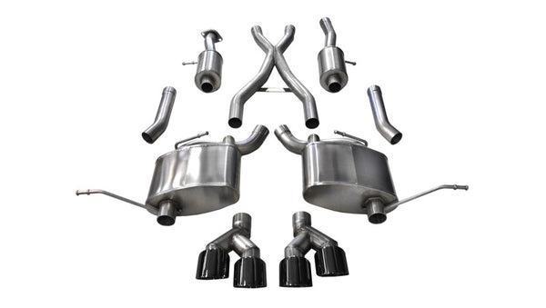 CORSA 2014-2021 Jeep Grand Cherokee Summit Edition 2.5" Dual Rear Exit Cat-Back Exhaust