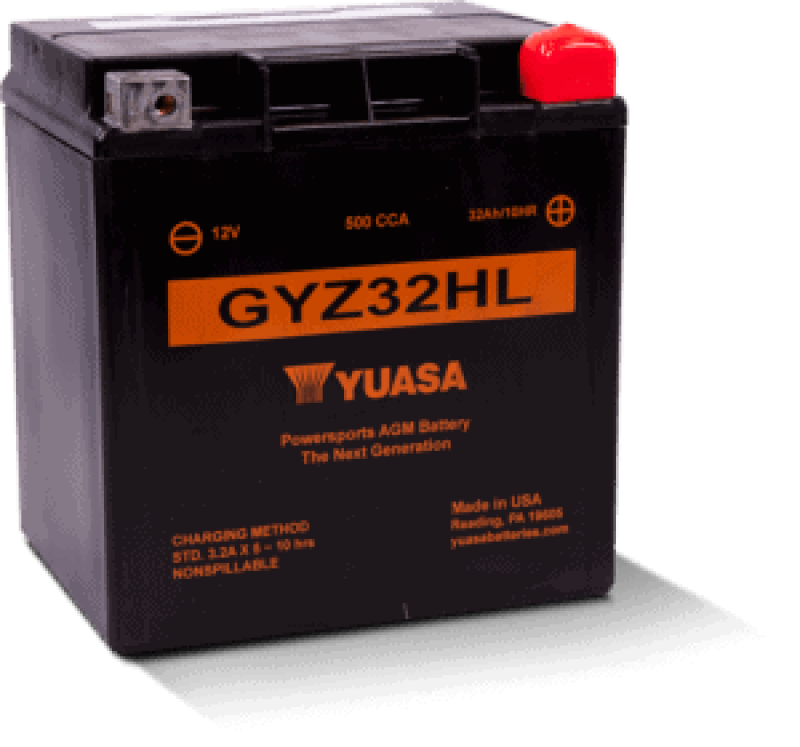 Yuasa GYZ32HL High Performance Maintenance Free AGM 12-Volt Battery