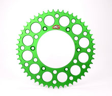 Load image into Gallery viewer, Renthal 20-22 Kawasaki KLX300R Rear Grooved Sprocket - Green 520-50P Teeth