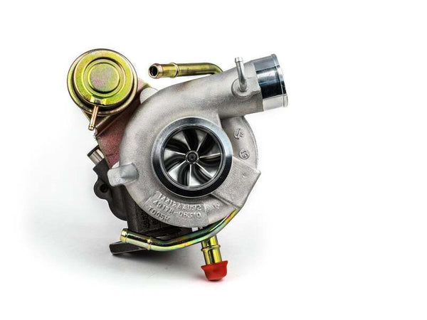 Forced Performance 58mm Blue Turbocharger for Subaru STi/WRX - Internal WG & Oil Line