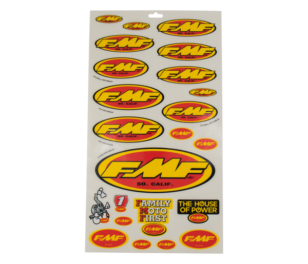 FMF Racing Assorted Sticker Sheet - Custom Decals
