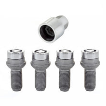 Load image into Gallery viewer, McGard Wheel Lock Bolt Set - 4pk. (Radius Seat) M14X1.5 / 17mm Hex / 26.7mm Shank Length - Chrome