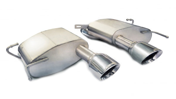 Corsa 2011-2015 Cadillac CTS Coupe 6.2L V8 Polished Sport Axle-Back Exhaust