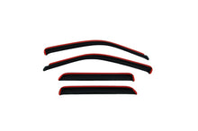 Load image into Gallery viewer, AVS 07-12 Hyundai Santa Fe Ventvisor In-Channel Front &amp; Rear Window Deflectors 4pc - Smoke