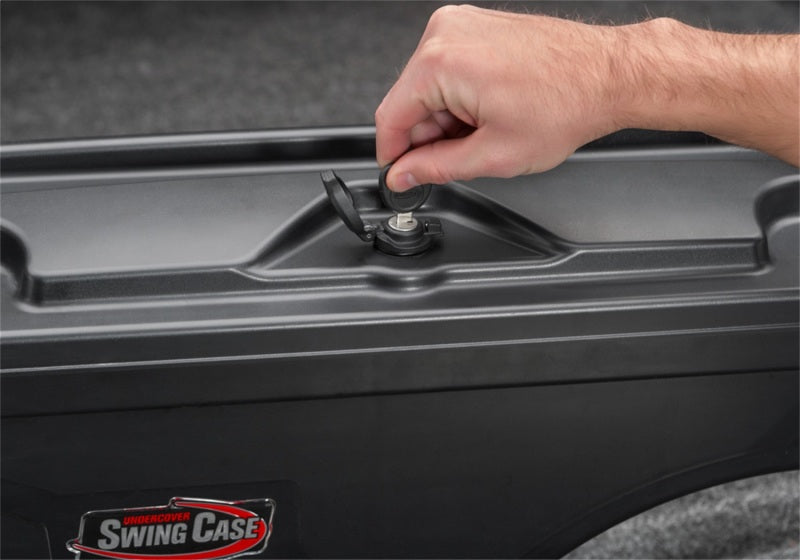 UnderCover 2019+ Ford Ranger Drivers Side Swing Case - Black Smooth